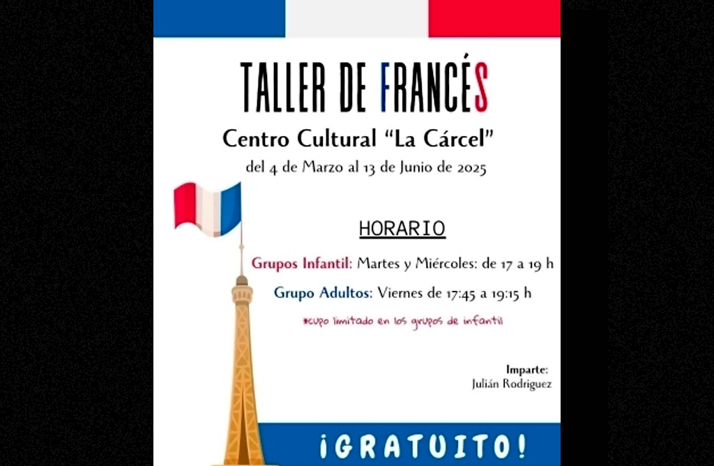 Educación oferta un taller de francés gratuito que se impartirá de marzo a junio en